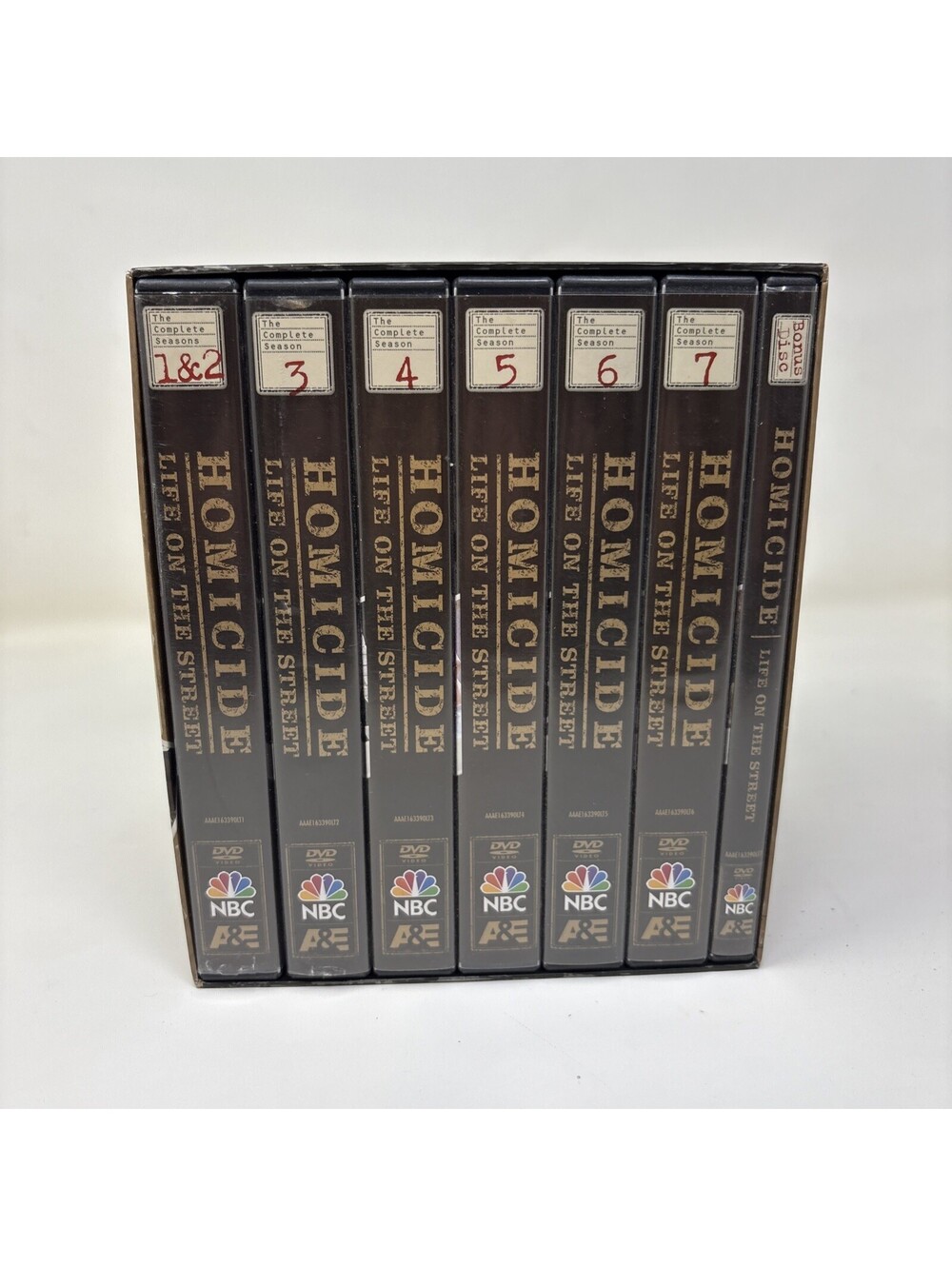 Homicide-Life on the Street: Complete Series (DVD Set) Seasons 1-7 +BONUS DISC